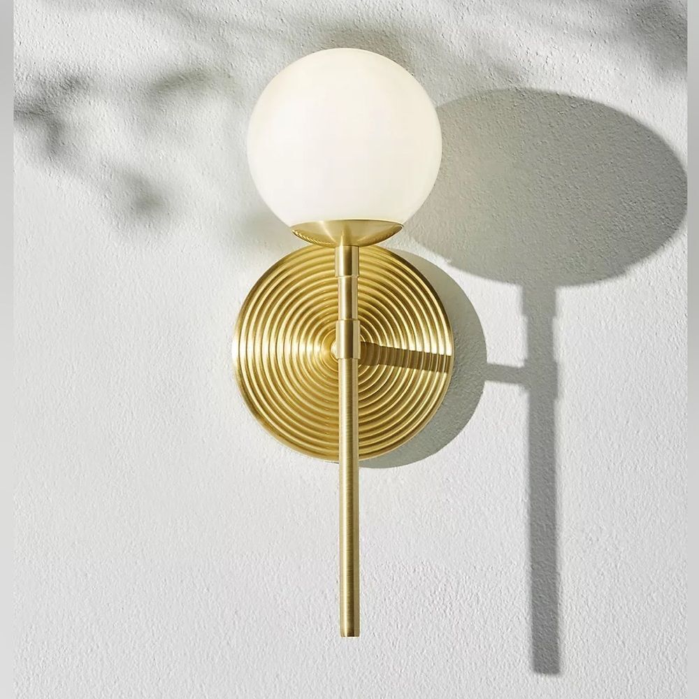 NEW Anthropologie Ruth Sconce (Silver Color)